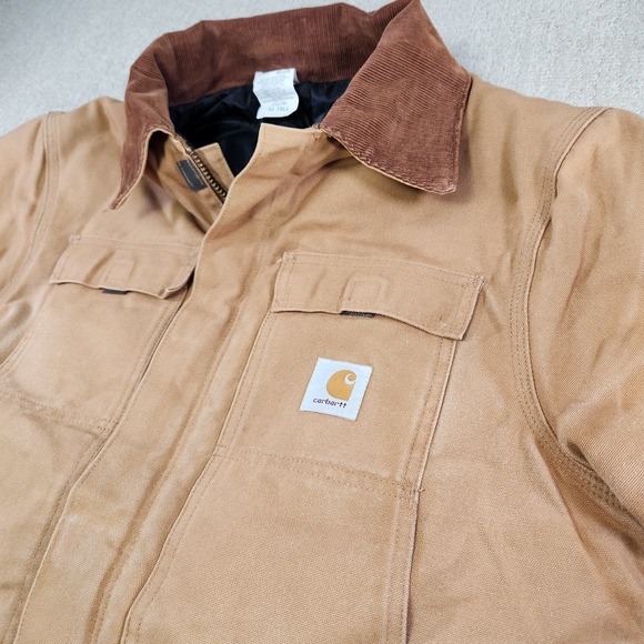 Vintage 90s Carhartt Jacket Men 44 Tall (XLT) Arctic Barn Coat CQ196 USA Made - Picture 2 of 12